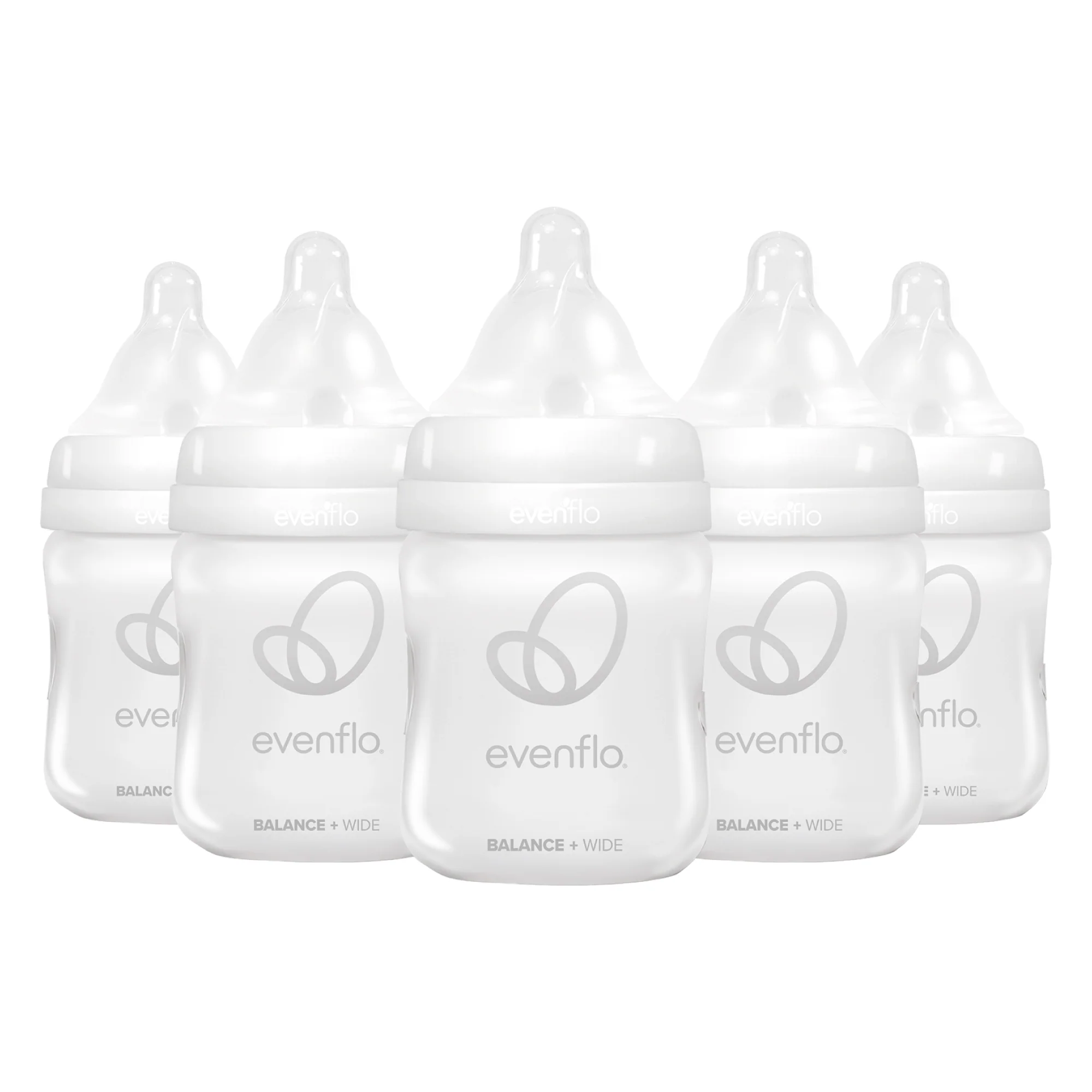 Balance + Bottles -  WIDE Neck, Plastic 5oz 6pk